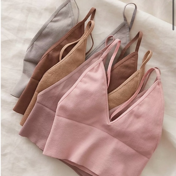 Free People Ali Low-Back Seamless Bra, Xs/Small, in ivory. - Picture 12 of 16